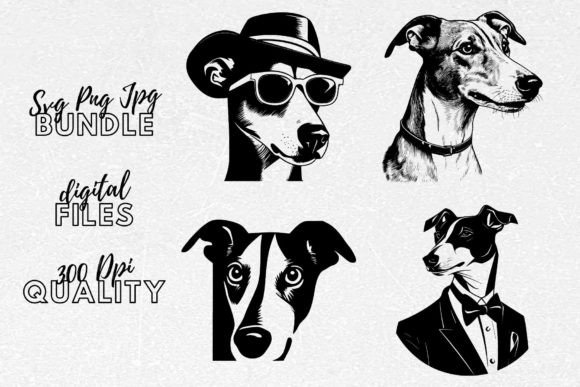 Greyhound SVG Bundle: Dog Lover Clipart Review